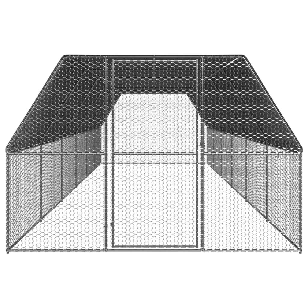 Lauko narvas viščiukams, 3x12x2m, galvanizuotas plienas