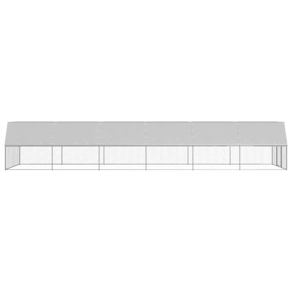 Lauko narvas viščiukams, 3x12x2m, galvanizuotas plienas