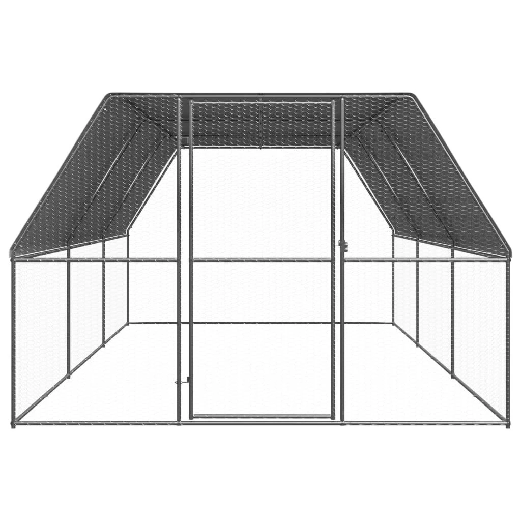 Lauko narvas viščiukams, 3x6x2m, galvanizuotas plienas