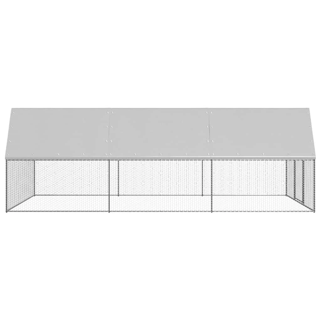 Lauko narvas viščiukams, 3x6x2m, galvanizuotas plienas