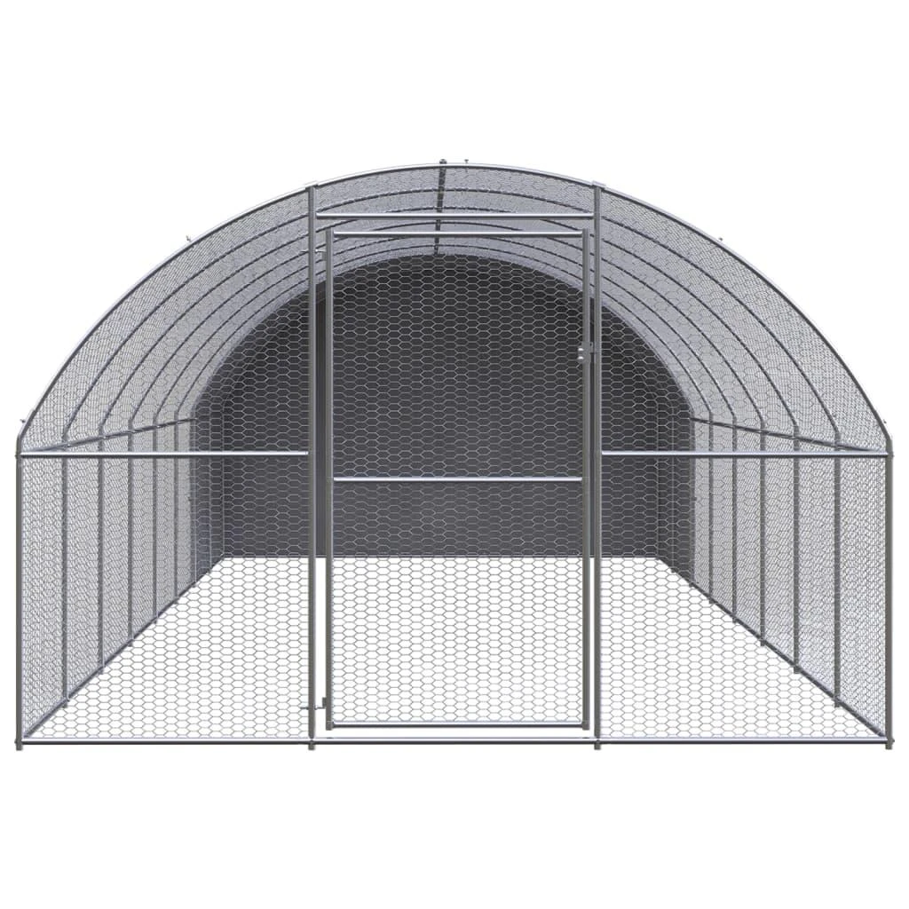 Lauko narvas viščiukams, 3x8x2m, galvanizuotas plienas