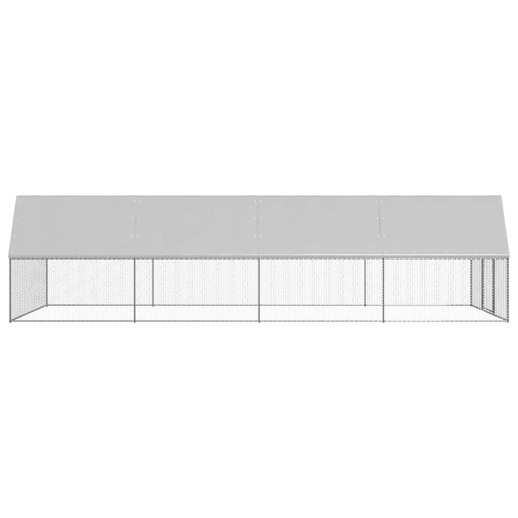 Lauko narvas viščiukams, 3x8x2m, galvanizuotas plienas