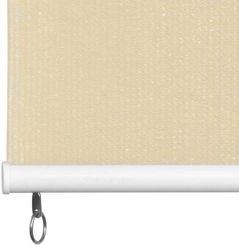 Lauko roletas, 105 (plotis) x 140 (aukštis) cm, kreminės spalvos