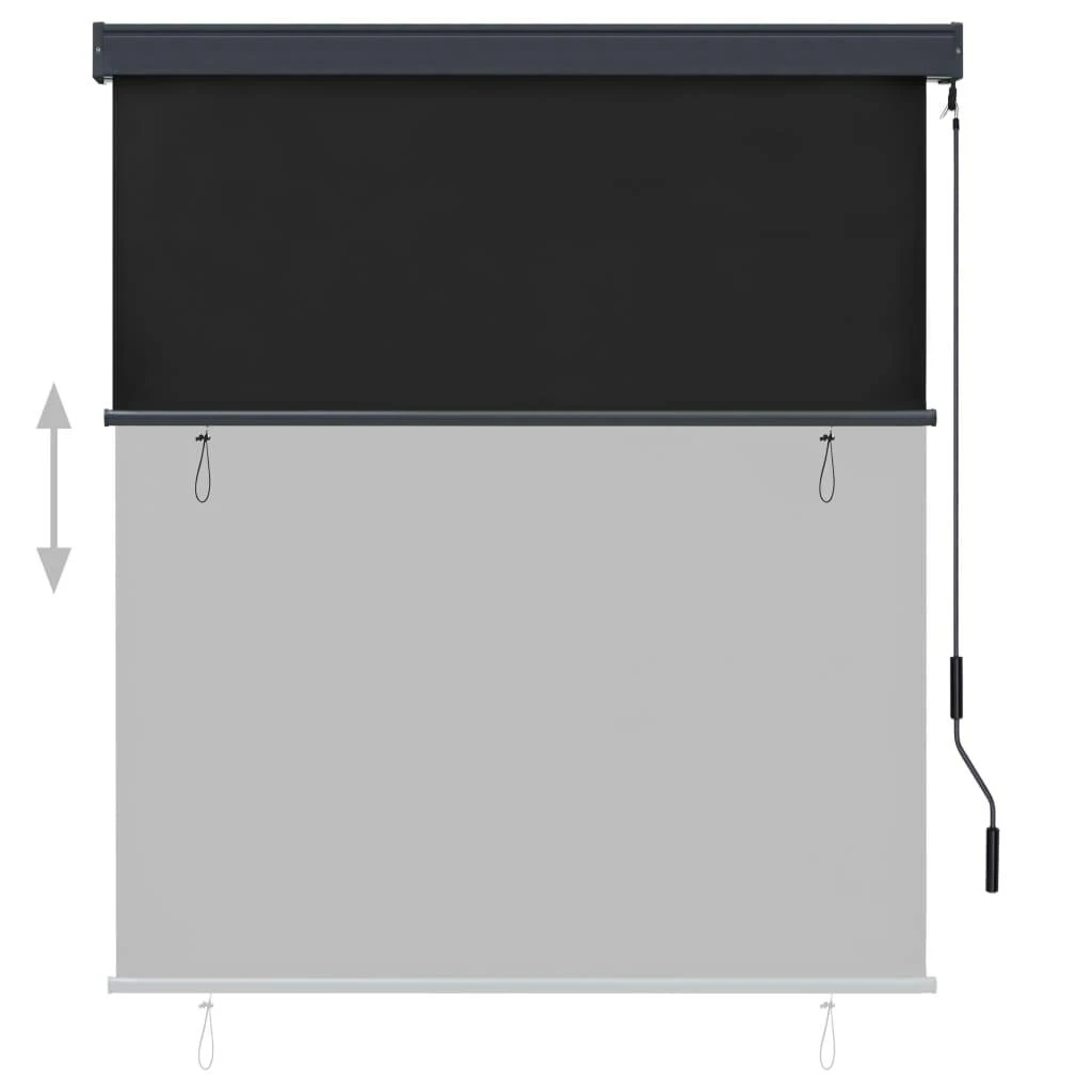 Lauko roletas, 140x250 cm, antracito spalvos