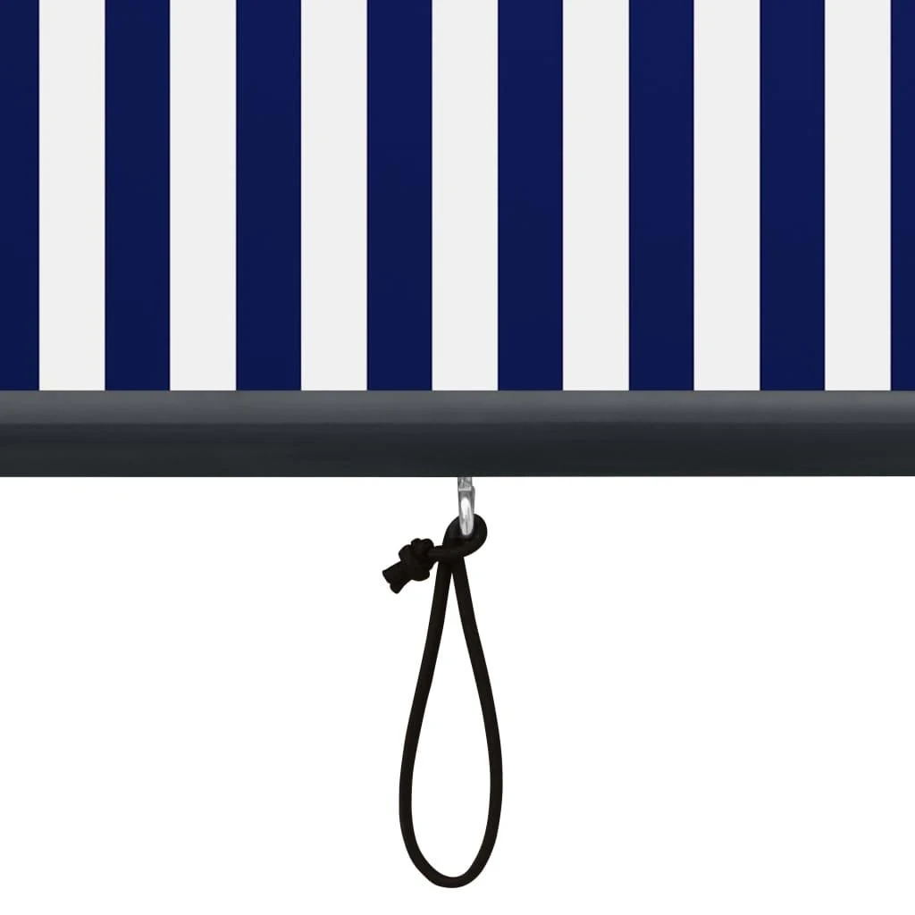 Lauko roletas, baltos ir mėlynos spalvų, 100x250cm