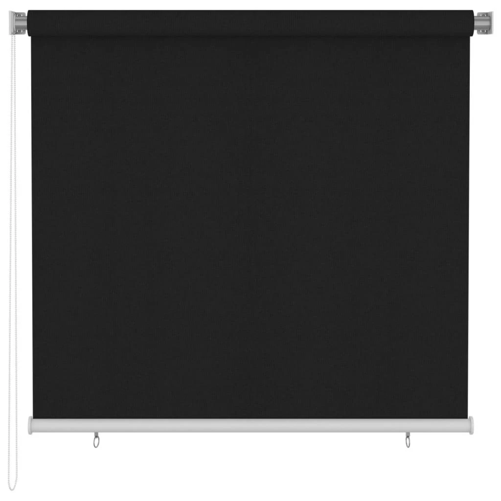 Lauko roletas, juodos spalvos, 160x140cm