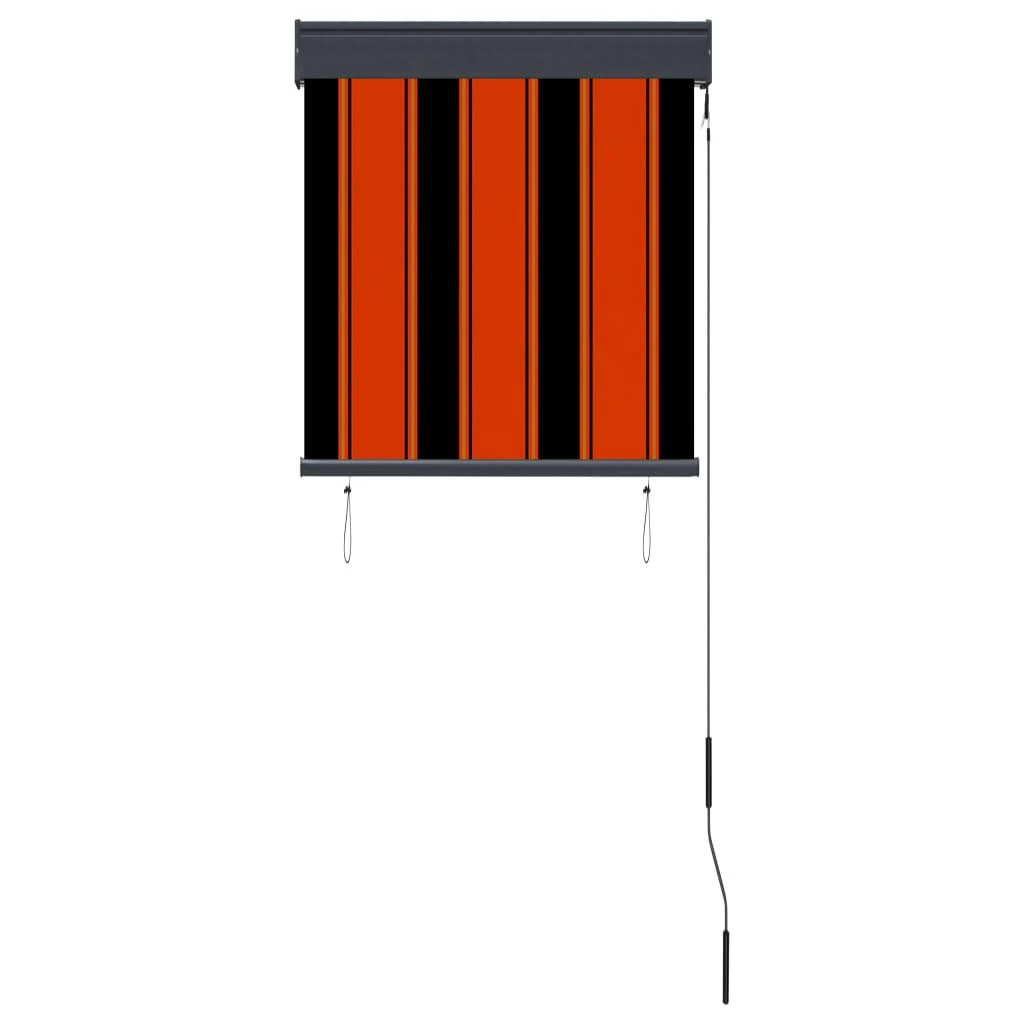 Lauko roletas, oranžinės ir rudos spalvų, 60x250cm