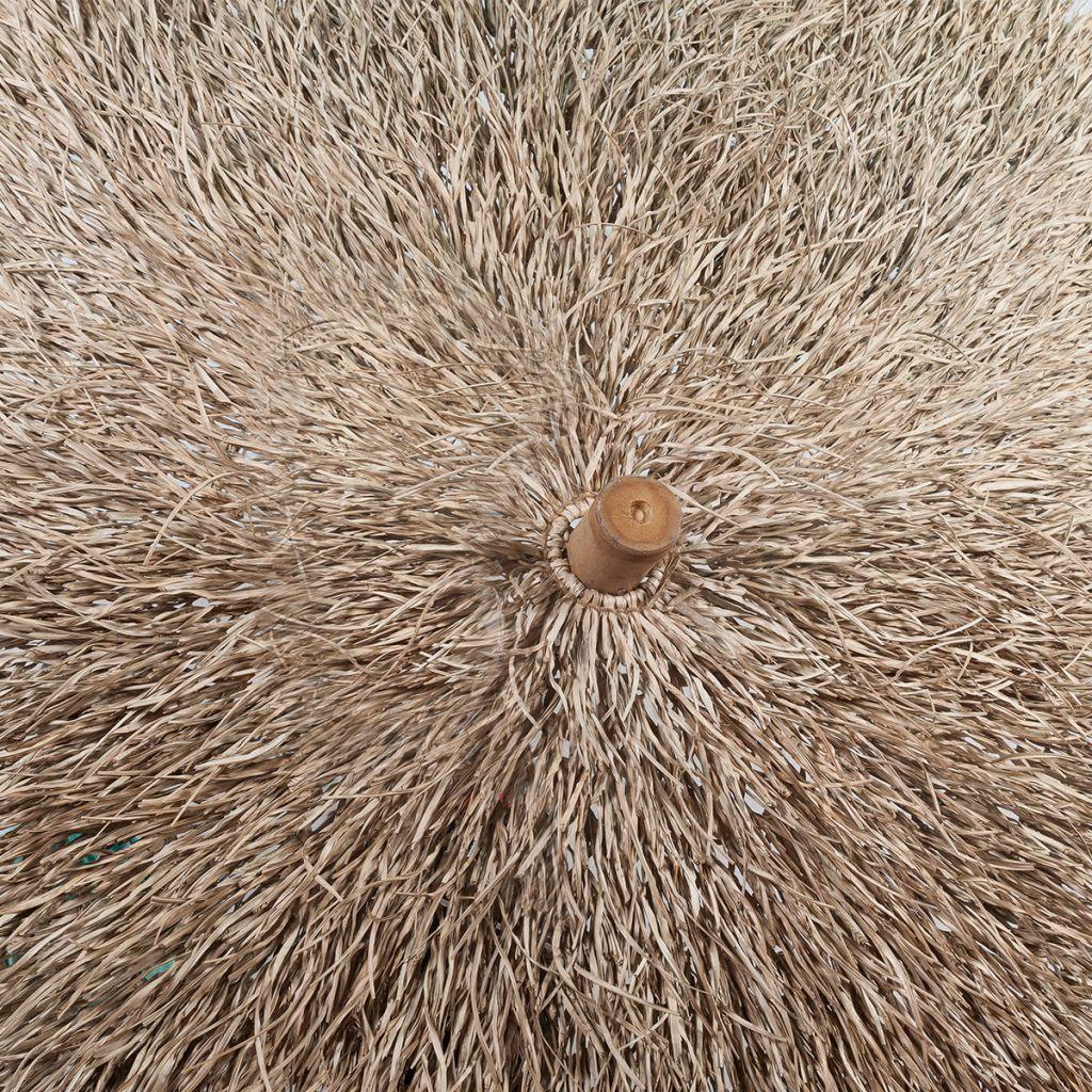 Skėtis nuo saulės, 270cm, bambukas, su stogu iš bananų lapų