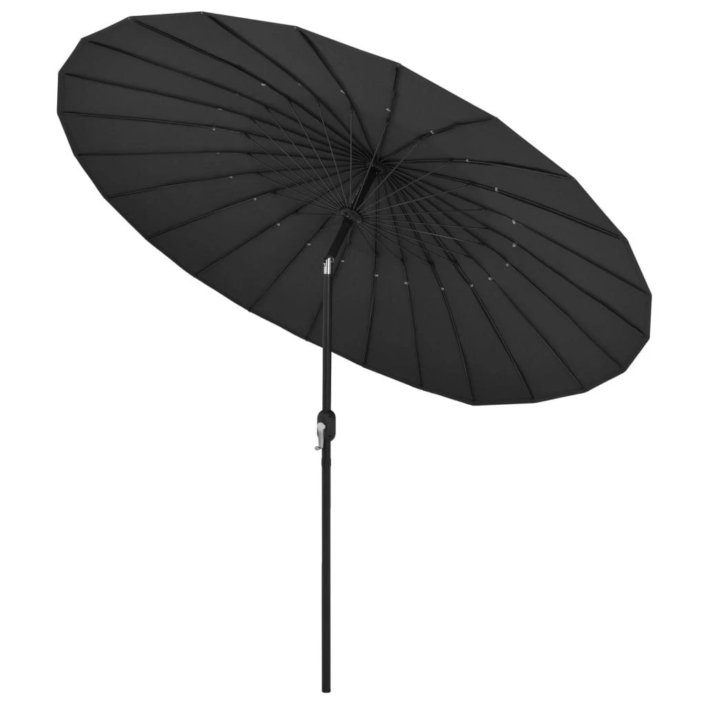 Lauko skėtis nuo saulės su aliuminio stulpu, antracito, 270cm