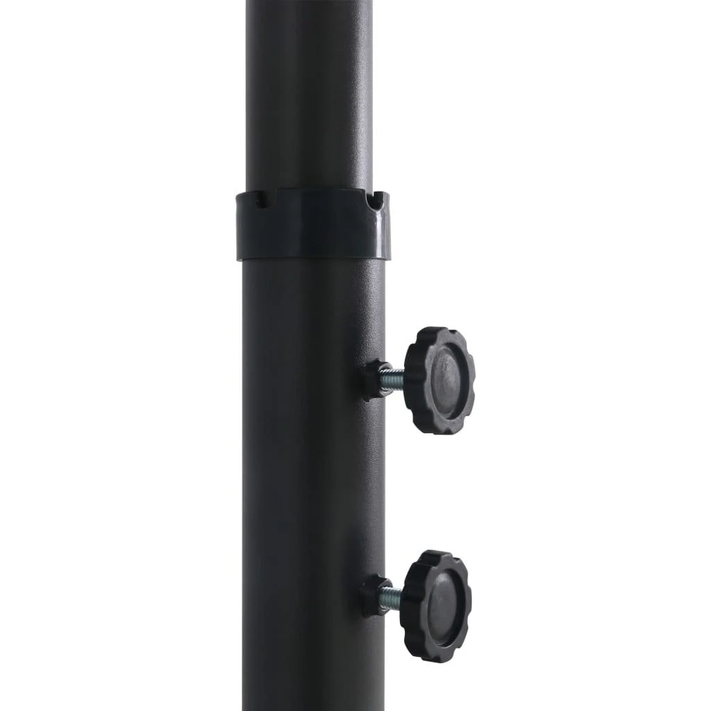 Lauko skėtis nuo saulės su aliuminio stulpu, mėlynas, 460x270cm