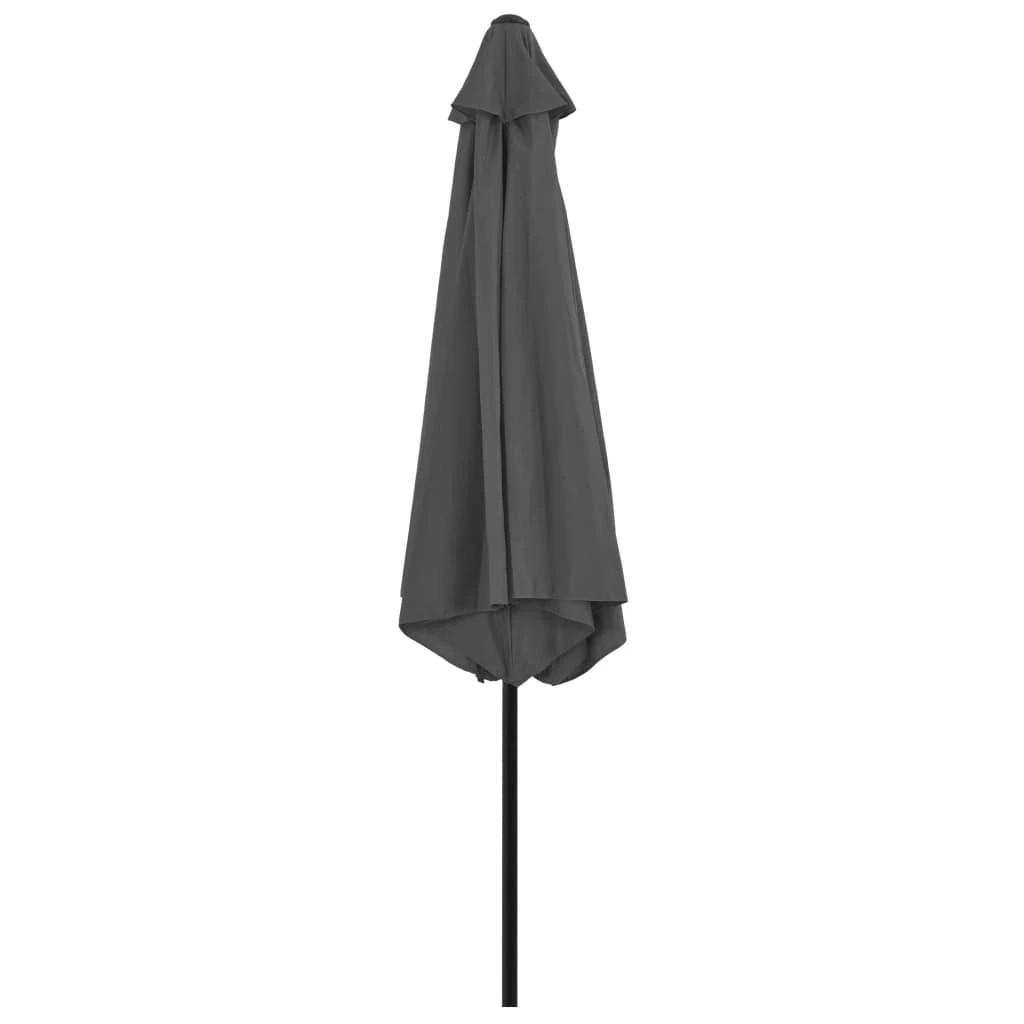 Lauko skėtis nuo saulės su metaliniu stulpu, antracito, 300cm