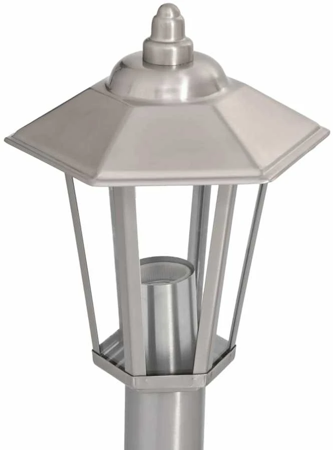 Lauko šviestuvas, 3vnt., sidabrinė, 120cm, nerūdijantis plienas