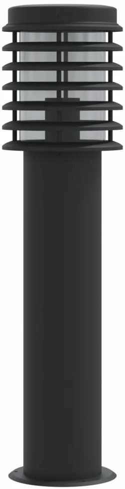 Lauko šviestuvas, juodos spalvos, 60cm, nerūdijantis plienas