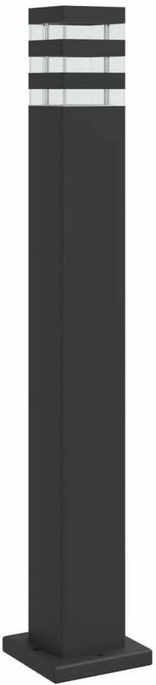 Lauko šviestuvas, juodos spalvos, 80cm, aliuminis