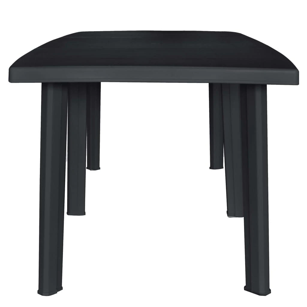 Lauko baldų komplektas Lauko valgomojo baldų komplektas, 11d., antrac. sp., plastikas