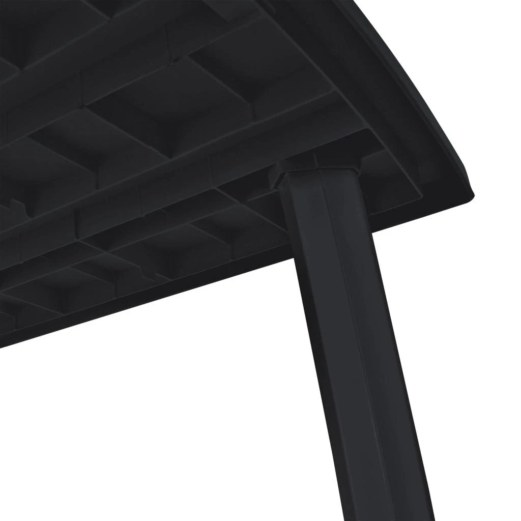 Lauko baldų komplektas Lauko valgomojo baldų komplektas, 11d., antrac. sp., plastikas