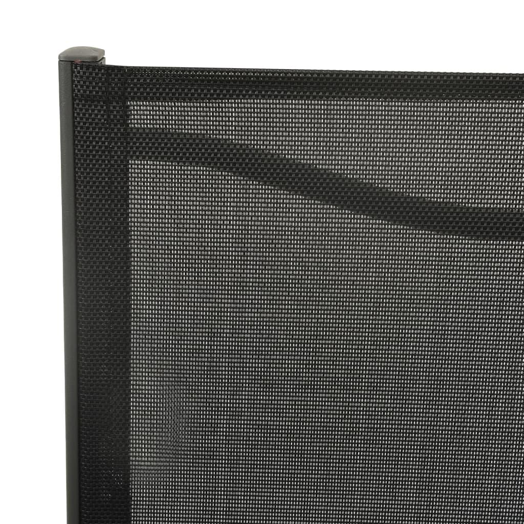 Lauko baldų komplektas Lauko valgomojo baldų komplektas, 5 dalių, plienas