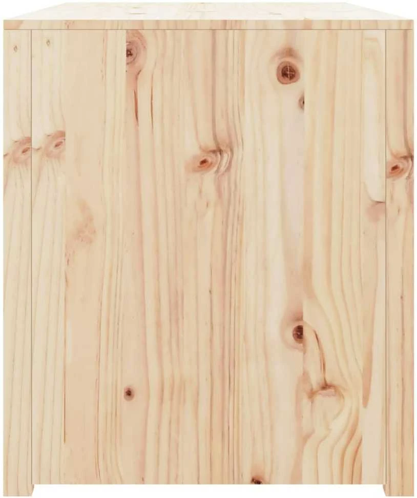 Lauko virtuvės spintelė, 106x55x64cm, pušies medienos masyvas