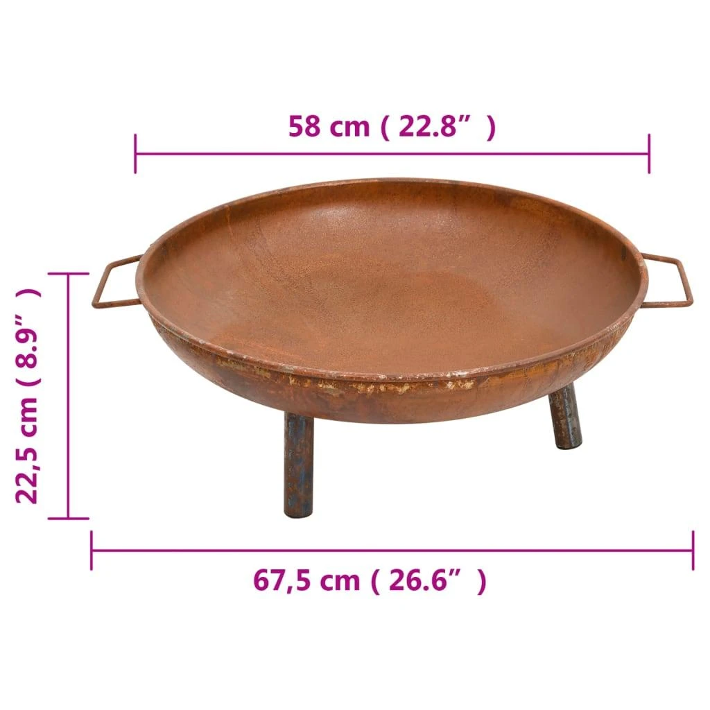 Laužavietė, 67,5x58x22,5cm, plienas