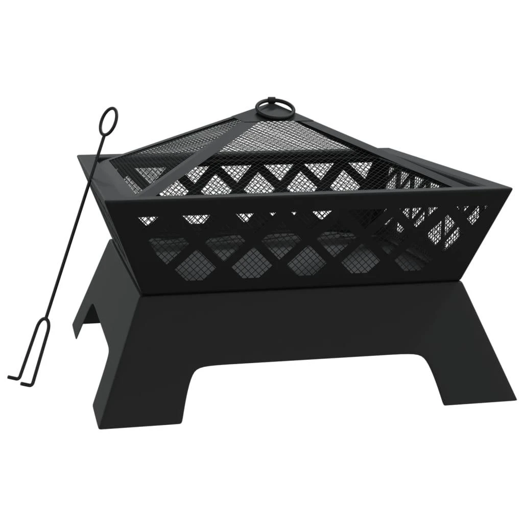 Laužavietė su žarstekliu, 50cm, plienas, XXL