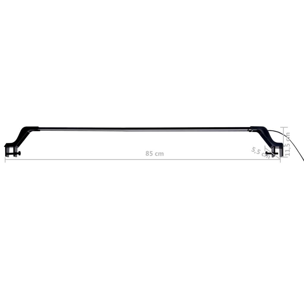 LED akvariumo lempa su spaustukais, mėlyna ir balta, 90-105cm