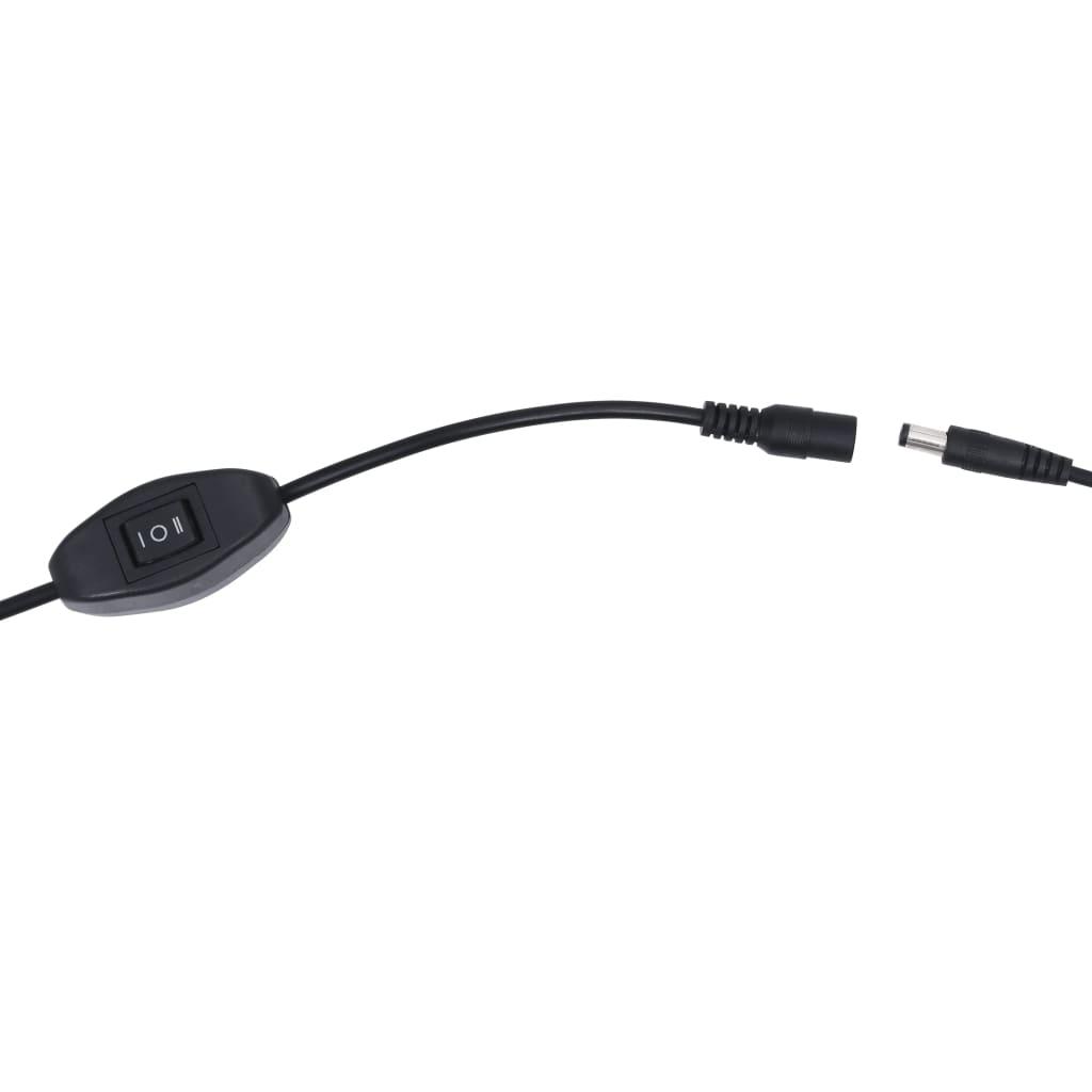 LED akvariumo lempa su spaustukais, mėlyna ir balta, 90-105cm