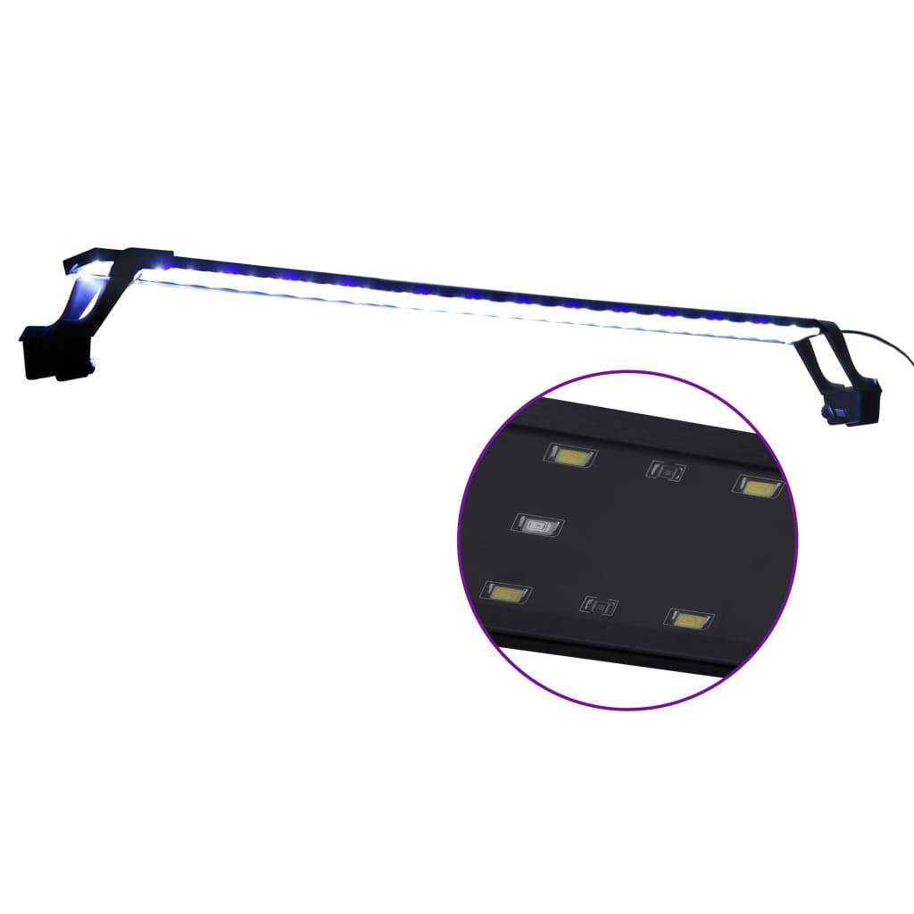 LED akvariumo lempa su spaustukais, mėlyna ir balta, 90-105cm