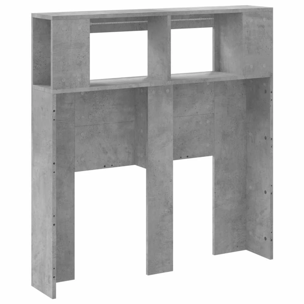 LED galvūgalis, betono, 100x18,5x103,5cm, apdirbta mediena