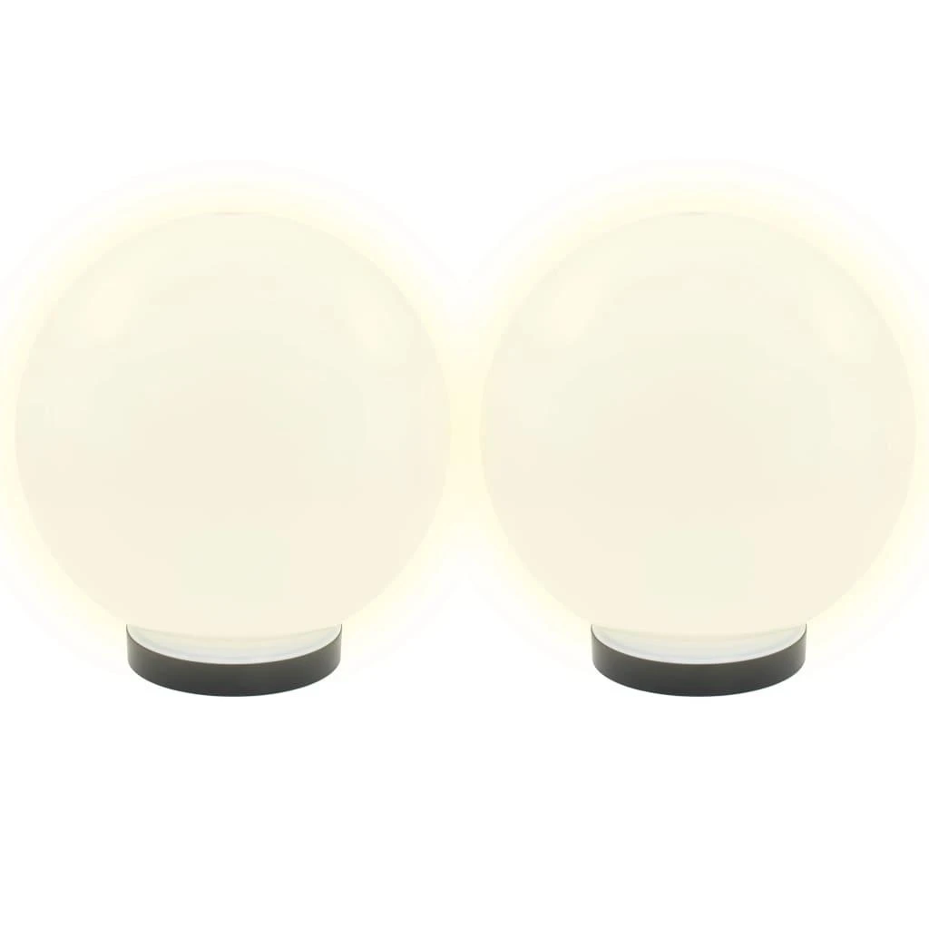LED lempos, rutulio formos, 2vnt., sferinės, 25cm, PMMA