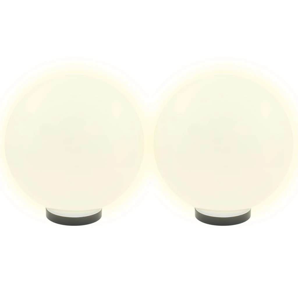 LED lempos, rutulio formos, 2vnt., sferinės, 30cm, PMMA