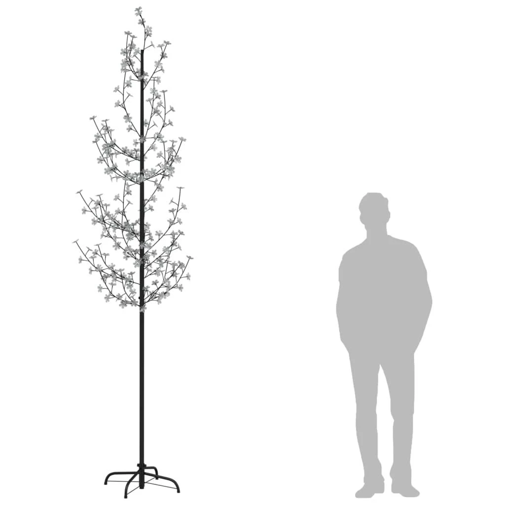 LED medis su vyšnių žiedais, 300cm, 368 šiltos baltos LED