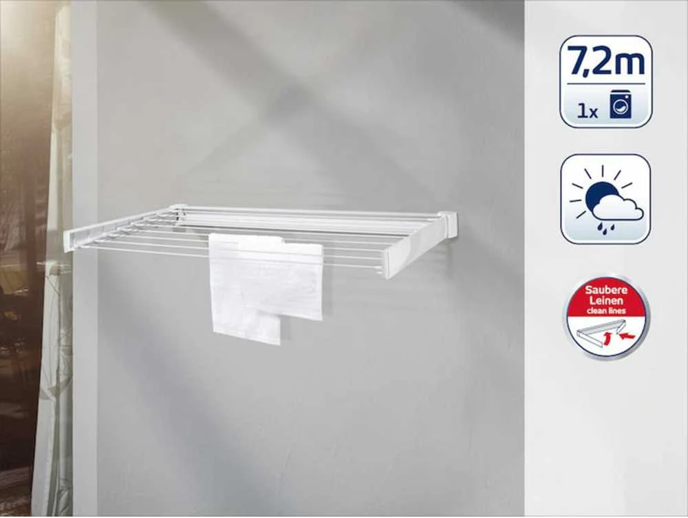 Leifheit Sieninė skalbinių džiovyklė Telegant 72 Protect, 83305