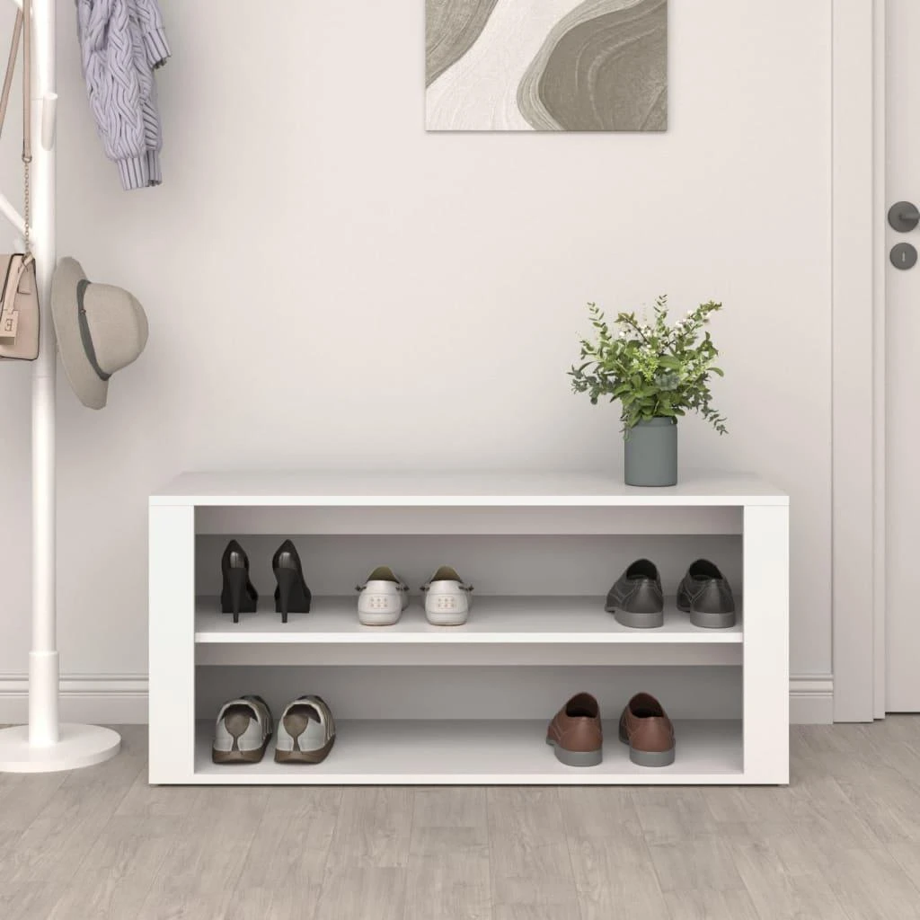 Lentyna batams, baltos spalvos, 100x35x45cm, apdirbta mediena