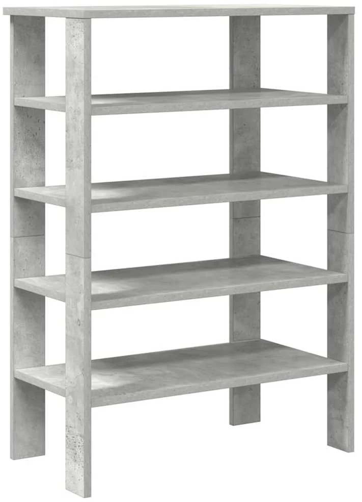 Lentyna batams, betono pilka, 61x32x87,5cm, apdirbta mediena