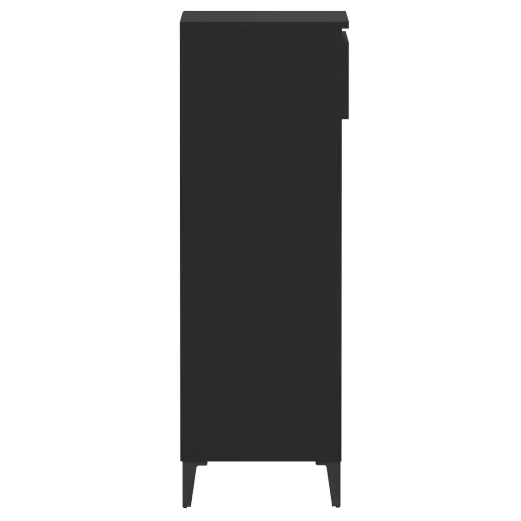 Lentyna batams, juodos spalvos, 40x36x105cm, apdirbta mediena