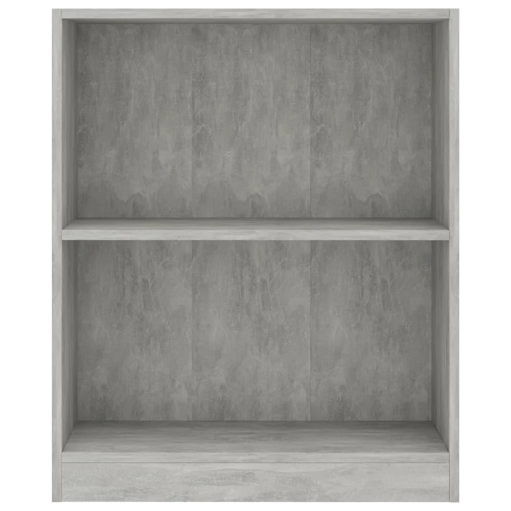 Lentyna knygoms, betono pilkos spalvos, 60x24x76 cm, mediena