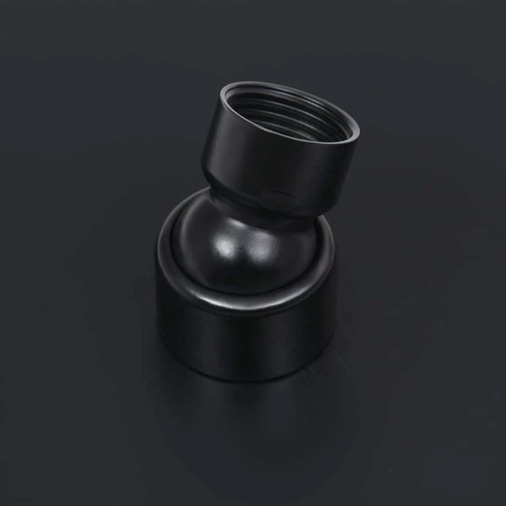 Lietaus dušo galvutė, juoda, 25x25cm, nerūdijantis plienas