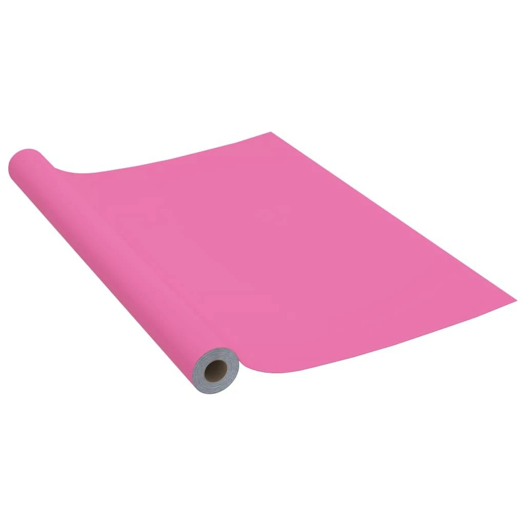 Lipni plėvelė baldams, rožinės spalvos, 500x90cm, PVC, blizgi