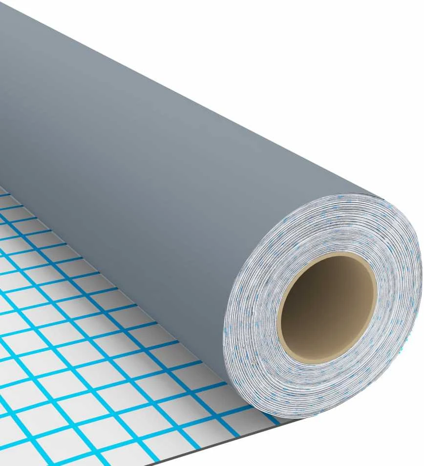 Lipnios plėvelės baldams, 2vnt., pilkos, 500x90cm, PVC
