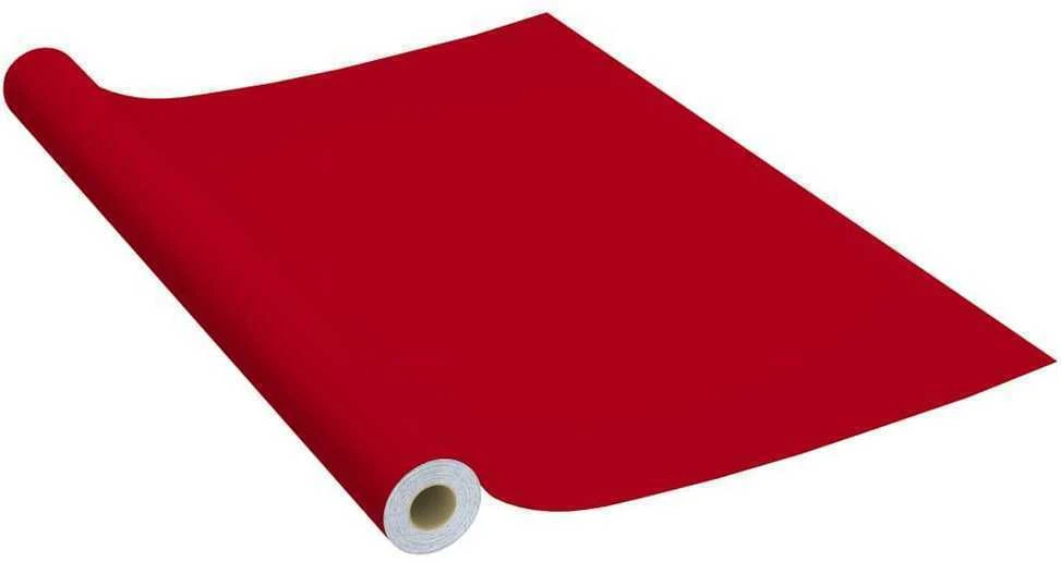 Lipnios plėvelės baldams, 2vnt., raudonos, 500x90cm, PVC