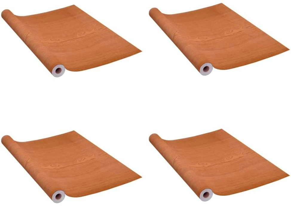 Lipnios plėvelės durims, 4vnt., šviesios ąžuolo, 210x90cm, PVC