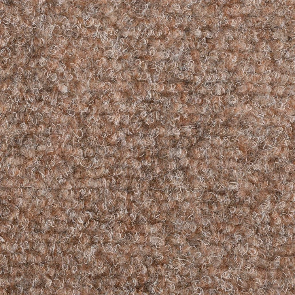 Lipnūs laiptų kilimėliai, 5vnt., rudos spalvos, 56x17x3cm