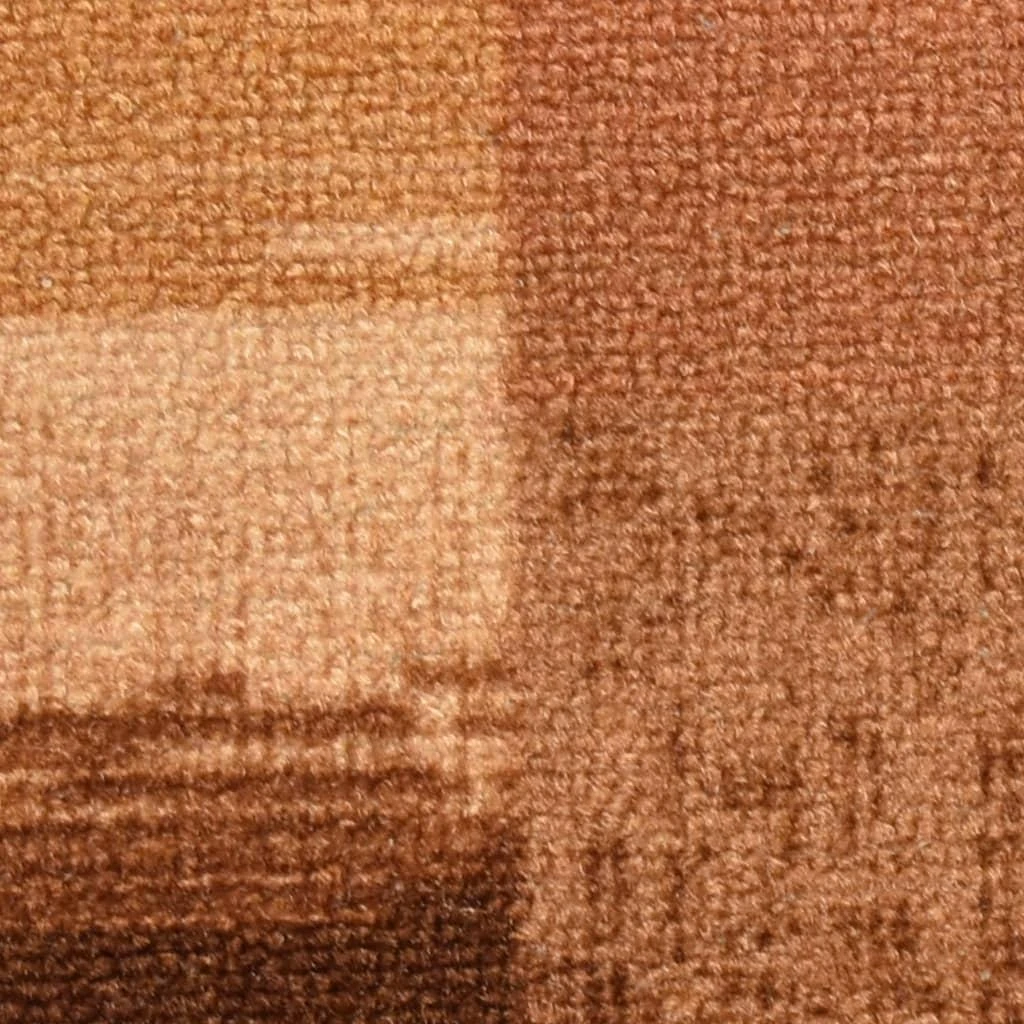 Lipnūs laiptų kilimėliai, 5vnt., rudos spalvos, 65x21x4cm