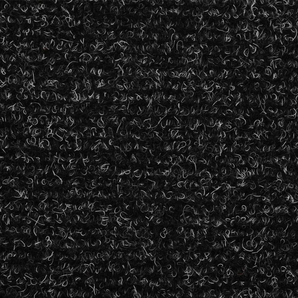 Lipnūs laiptų kilimėliai, 5vnt., tamsiai pilki, 56x17x3cm