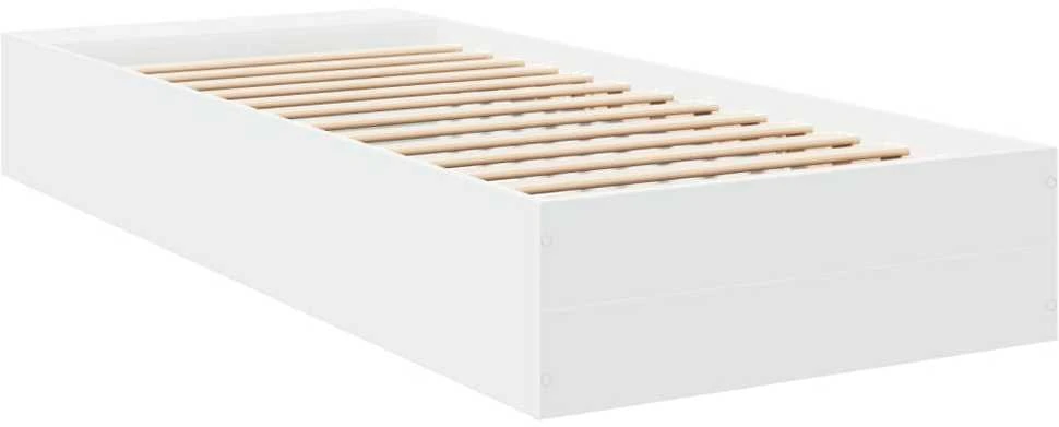 Lovos rėmas, baltos spalvos, 100x200cm, apdirbta mediena