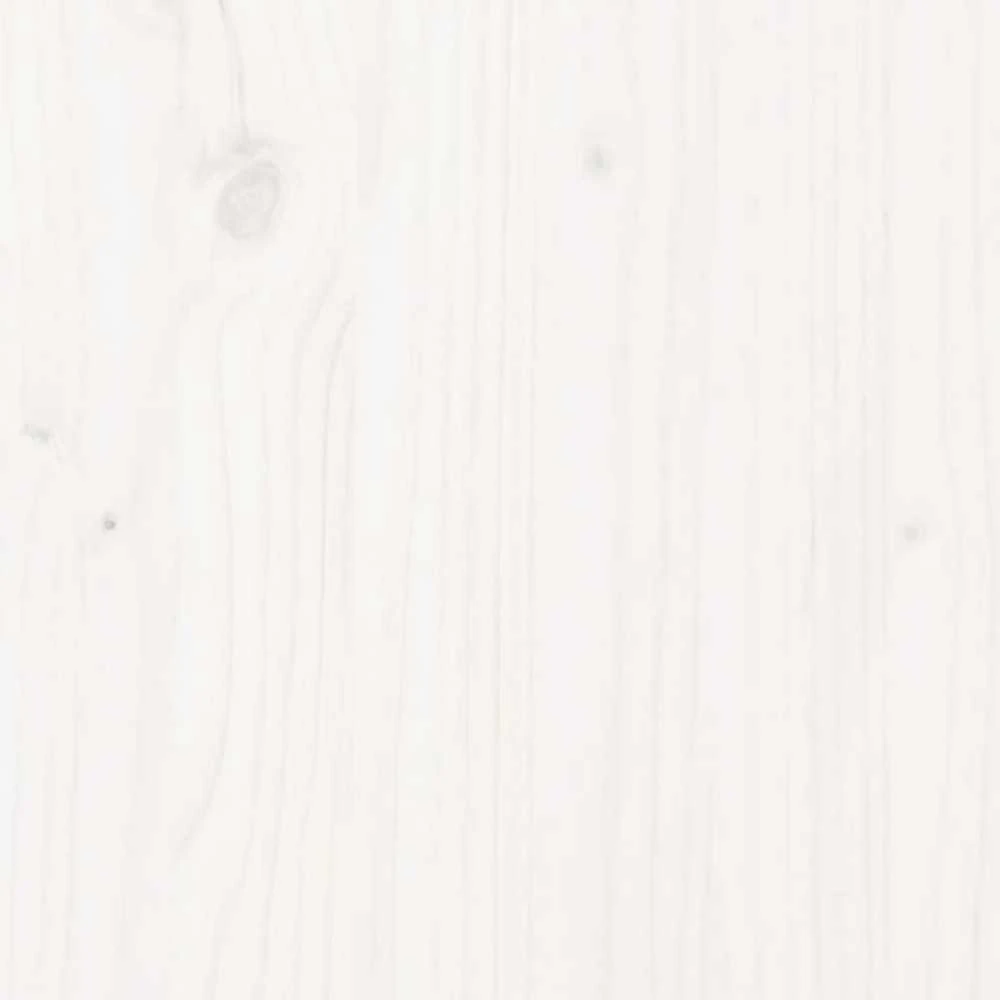 Lovos rėmas be čiužinio, balta, 140x190cm, pušies masyvas