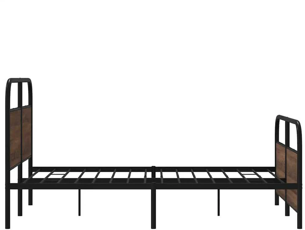 Lovos rėmas be čiužinio, rudos ąžuolo, 120x200 cm