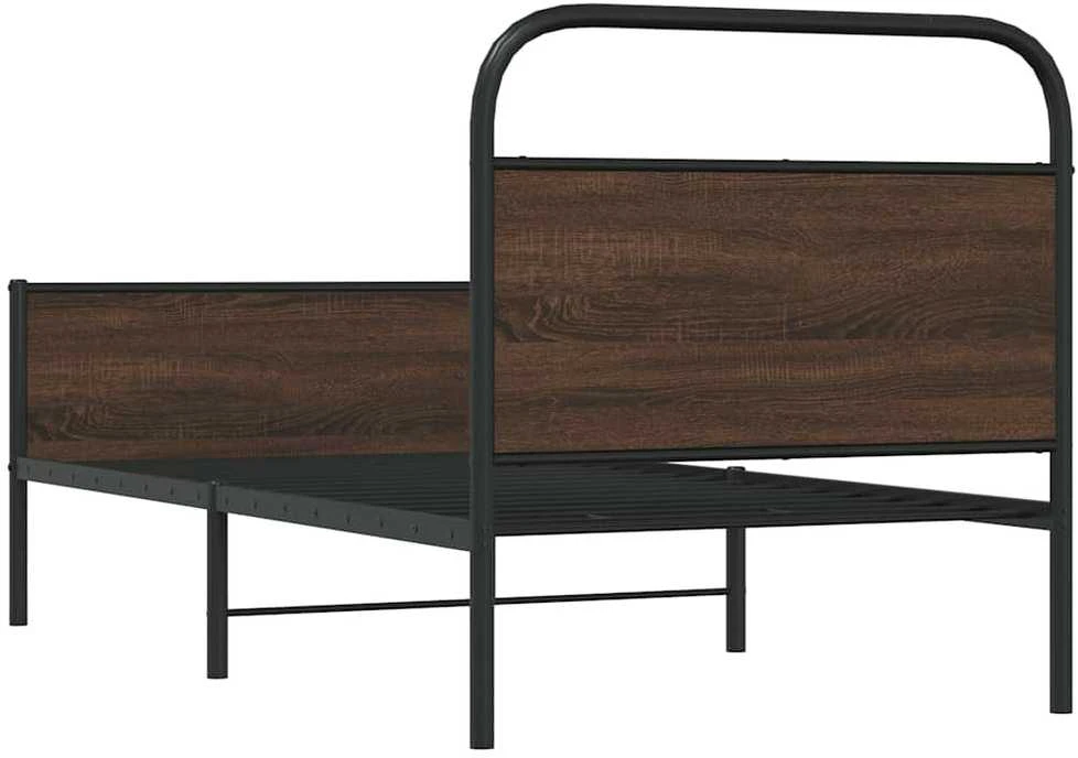 Lova Lovos rėmas be čiužinio, rudos ąžuolo, 107x203 cm