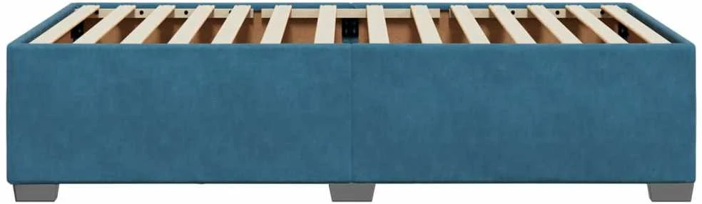 Lovos rėmas, mėlynos spalvos, 100x200cm, aksomas
