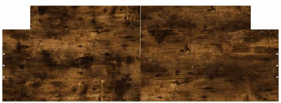 Lovos rėmas su galvūgaliu ir kojūgaliu, dūminis, 140x200cm